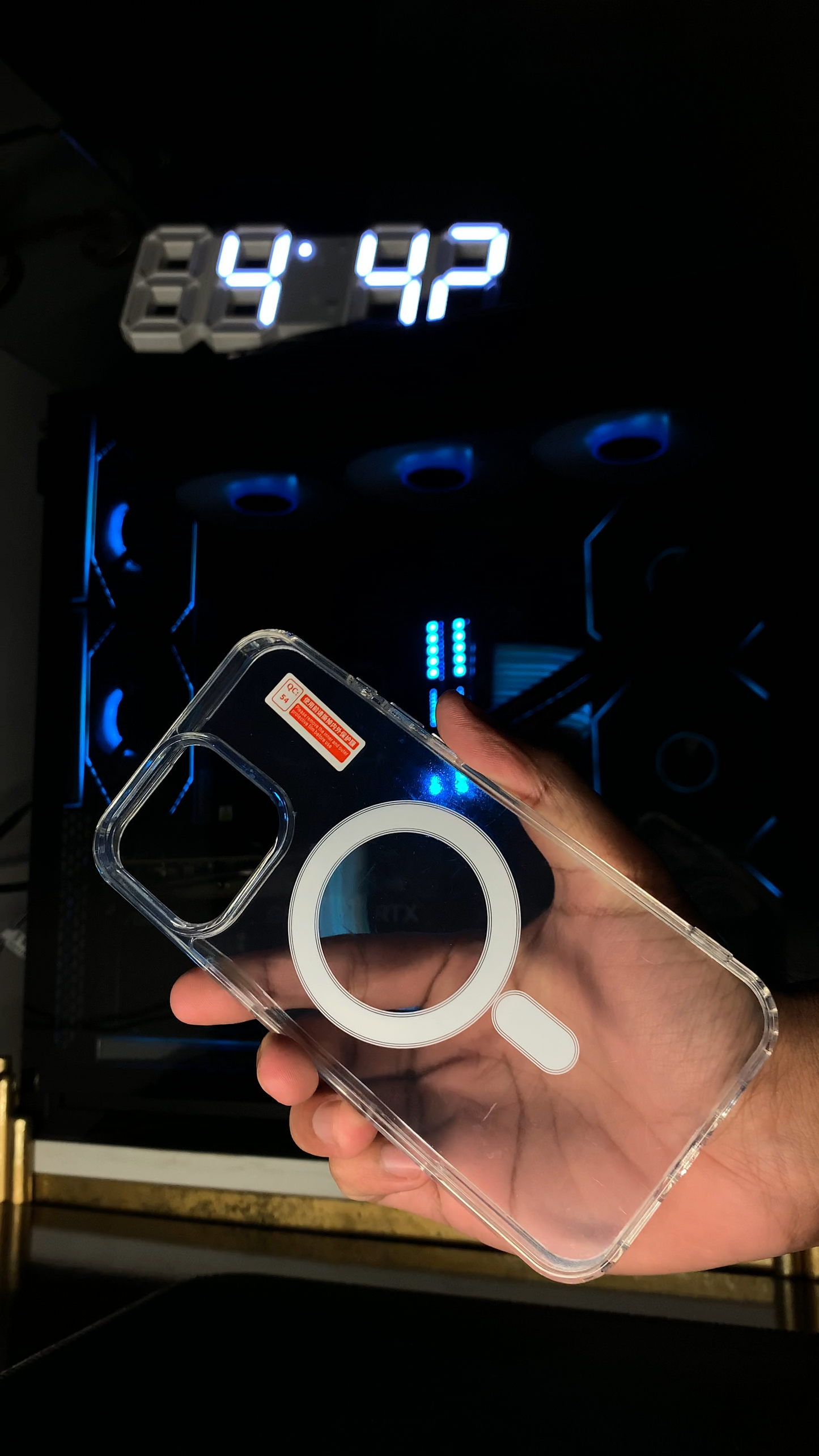 MagSafe Clear Jelly Case for iPhones | Shockproof Transparent Back Cover