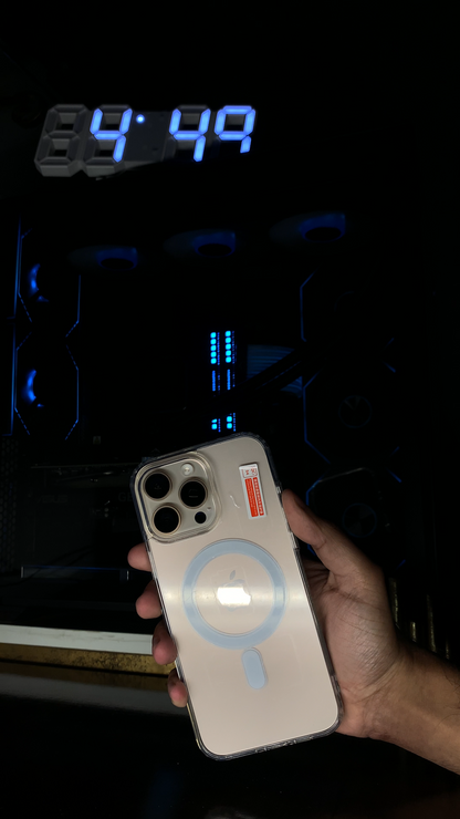 MagSafe Clear Jelly Case for iPhones | Shockproof Transparent Back Cover